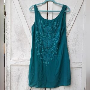 Elegant Teal Dress by Pearl Size 10